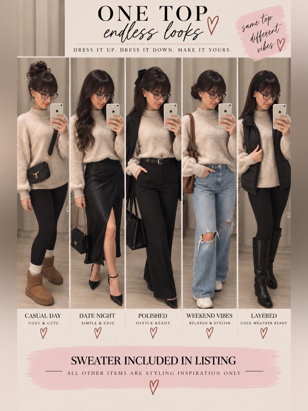 Turtle neck sweater